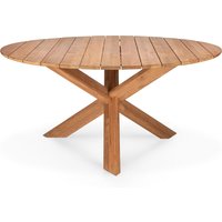 Ethnicraft Circle Outdoor-Esstisch Teak rund von Ethnicraft