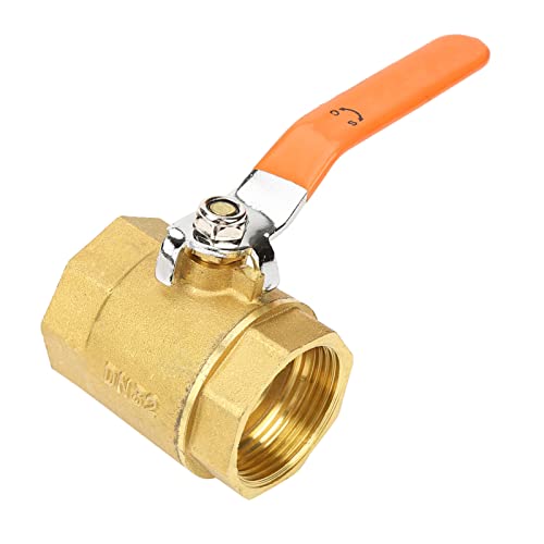 1-1/4 Zoll Wasserventil 1,6 MPa Industrie Messing Kugelhahn Innengewinde Absperrventil für Wasser Öl Gas 1-1/4 Zoll Wasserventil 1,6 MPa Industrie Messing Kugelhahn Innengewinde Absperrventil für Wasser Öl Gas von Eujgoov
