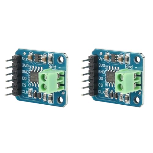 2 Sätze Thermoelement-Temperatursensor Vom Typ K, Thermoelementplatine MAX31855 Thermoelementmodul -200 ℃ Bis +1350 ℃ 2 Sätze Thermoelement-Temperatursensor Vom Typ K, Thermoelementplatine MAX31855 Thermoelementmodul -200 ℃ Bis +1350 ℃ von Eujgoov