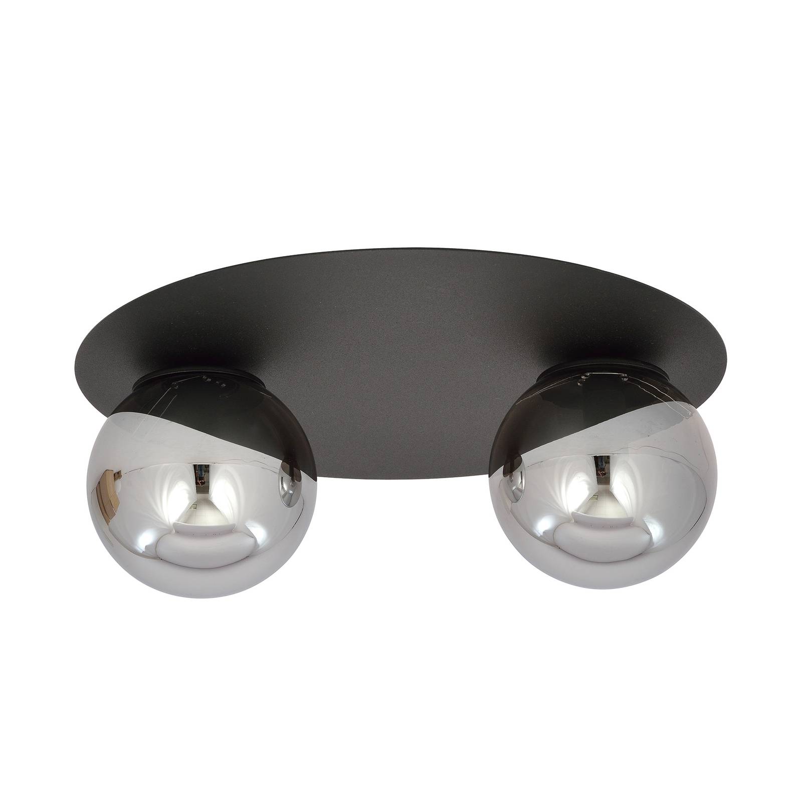 Deckenlampe Solar, schwarz/grafit, zweiflammig von EMIBIG LIGHTING