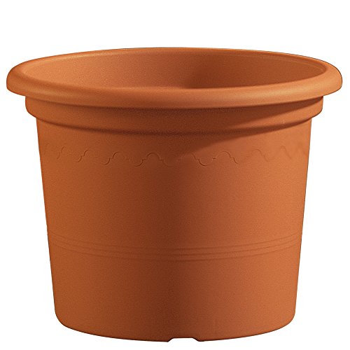 Euro3Plast 1977.01 Kübel Geo Durchmesser 35 cm, terracotta von Euro3plast