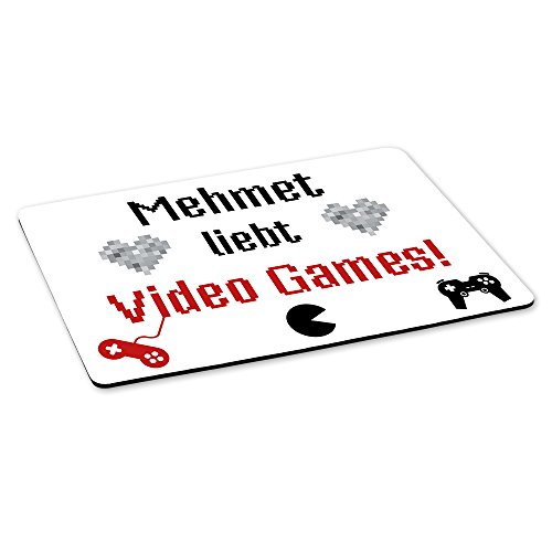 Eurofoto Gaming-Mousepad mit Namen Mehmet und schönem Motiv - Mehmet liebt Video Games - | Gamer-Mousepad | Mausmatte | Mauspad Eurofoto Gaming-Mousepad mit Namen Mehmet und schönem Motiv - Mehmet liebt Video Games - | Gamer-Mousepad | Mausmatte | Mauspad von Eurofoto