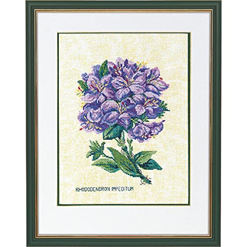 Eva Rosenstand Kreuzstich Set Rhododendron, lilla Zählmuster von Eva Rosenstand