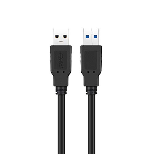 Ewent USB 3.0 Typ A an EIN/Frau/Mann, geschirmtes Kabel Dual-28 AWG Kupfer, der Übertragungsrate von bis zu 5 GMbit, Kabellänge 1,8 m, schwarz von Ewent