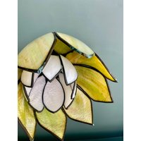 Vintage Christopher Wray Blumen Doppel Pendel Lampenschirm von ExAnimoBespoke