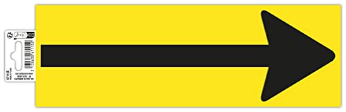 Exacompta 67115E Pfeil Klebeschild 30x10cm Schwarz-Gelb aus UV-beständigem PVC Hinweisschild Schilder Warnhinweis Sticker Aufkleber Türschild Exacompta 67115E Pfeil Klebeschild 30x10cm Schwarz-Gelb aus UV-beständigem PVC Hinweisschild Schilder Warnhinweis Sticker Aufkleber Türschild von Exacompta