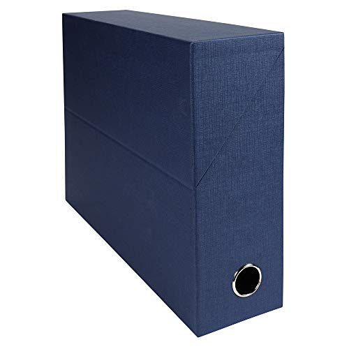 Exacompta 89527E Premium Transferbox aus Leinwandpapier 9cm Rückenbreite mit Griffloch DIN A4 dunkelblau ideale Transportbox und perfekt geeignet für die sichere Aufbewahrung Ihrer Ordner Exacompta 89527E Premium Transferbox aus Leinwandpapier 9cm Rückenbreite mit Griffloch DIN A4 dunkelblau ideale Transportbox und perfekt geeignet für die sichere Aufbewahrung Ihrer Ordner von Exacompta