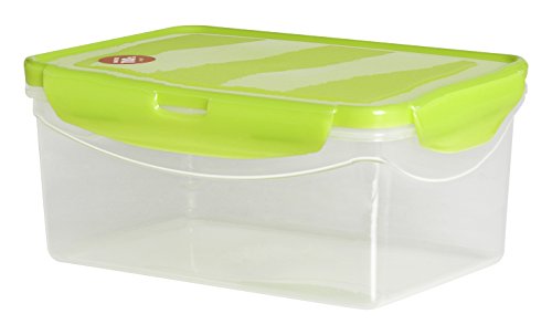Excelsa Freshness Aufbewahrungsbox eckig hoch 800 ml, Kunststoff, Grün, 13.5 x 9.5 x 10.5 cm von Excelsa