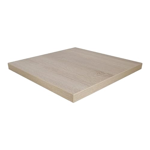 Spanplatte Sonoma Eiche natur, für Möbelbau, als Tischplatte, Schreibtischplatte, Arbeitsplatte - Stärke: 19 mm, Maße: 50x50 cm von ExpressZuschnitt.de