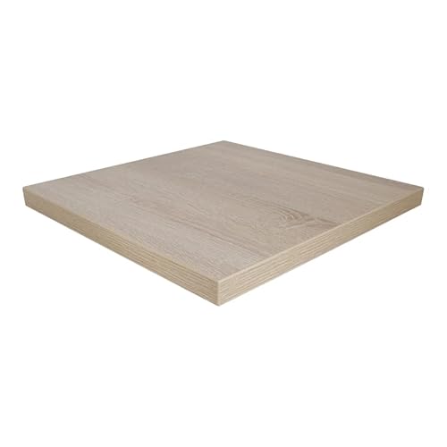 Spanplatte Sonoma Eiche natur, für Möbelbau, als Tischplatte, Schreibtischplatte, Arbeitsplatte - Stärke: 28 mm, Maße: 84x60 cm (A1) von ExpressZuschnitt.de