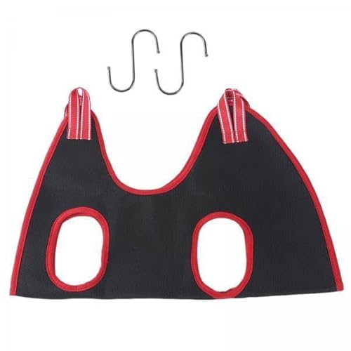 F Fityle 2xPet Katzenpflege Hängematte Zurückhaltung Handtuch Tasche für Bad Nagel Trimmen S ROT, 3 STK. von F Fityle