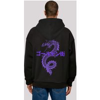F4NT4STIC Kapuzenpullover "Drache Japan - Golden Gai", Print F4NT4STIC Kapuzenpullover "Drache Japan - Golden Gai", Print von F4nt4stic