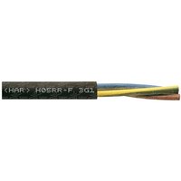 Faber Kabel 050024 Gummischlauchleitung H05RR-F 3 x 1mm² Schwarz Meterware von FABER KABEL