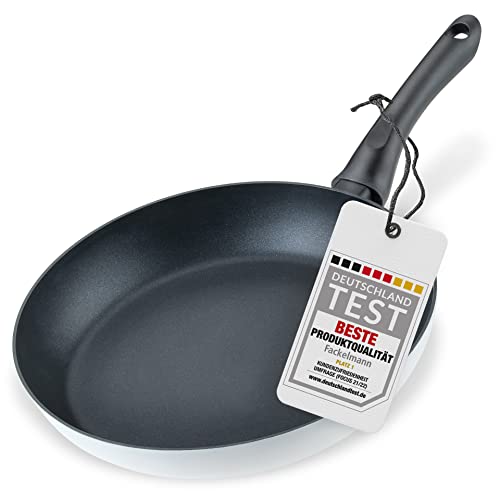FACKELMANN Bratpfanne Arcadalina 28cm – Antihaft-Pfanne aus 90% recyceltem Aluminium und Keramik-Beschichtung – Induktionspfanne zum Kochen & Anbraten – PFAS Frei, Schwarz/Weiß FACKELMANN Bratpfanne Arcadalina 28cm – Antihaft-Pfanne aus 90% recyceltem Aluminium und Keramik-Beschichtung – Induktionspfanne zum Kochen & Anbraten – PFAS Frei, Schwarz/Weiß von FACKELMANN
