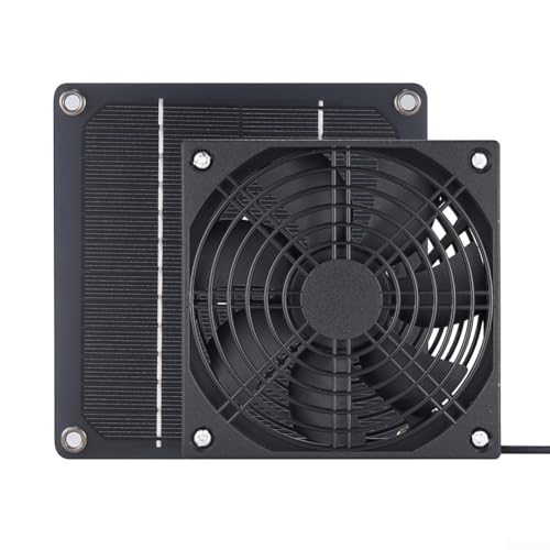 50 W Solar-Abluftventilator für Geflügelhaus, Gewächshaus, Abluftventilator für Zuhause, Schlafzimmer, Büro, Camping, Innen- und Außenbereich, inklusive 1 x Solarpanel, 1 x Ventilator 50 W Solar-Abluftventilator für Geflügelhaus, Gewächshaus, Abluftventilator für Zuhause, Schlafzimmer, Büro, Camping, Innen- und Außenbereich, inklusive 1 x Solarpanel, 1 x Ventilator von FACULX