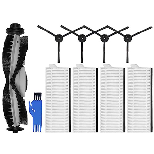 FACULX Ersatzteile Zubehör Kompatibel mit Nimble T6 Roboterstaubsauger Ersatzteile Zubehör Enthalten Seitenbürsten, Rollenbürste, Filter, Reinigungsbürste von FACULX