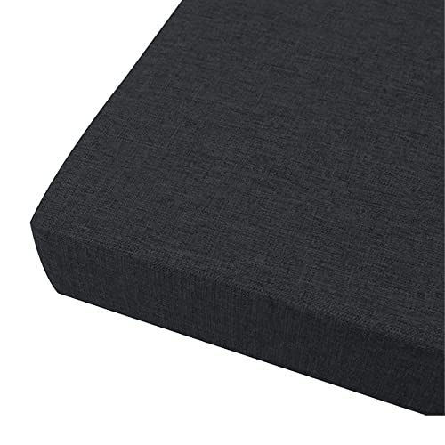 FANSU Sitzerhiohung, Sitzkissen Memory Foam Bequeme Bürostuhl Stuhlkissen für Auto/Esstisch Stühle/Rollstuhl/Gartenstühle/Sofa Rücken Sitzkissen (40x40x10cm,Schwarz) von FANSU