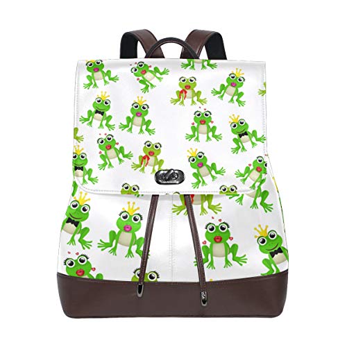 FANTAZIO Rucksack süßer Froschprinz oder Prinzessin Muster Reisetasche FANTAZIO Rucksack süßer Froschprinz oder Prinzessin Muster Reisetasche von FANTAZIO