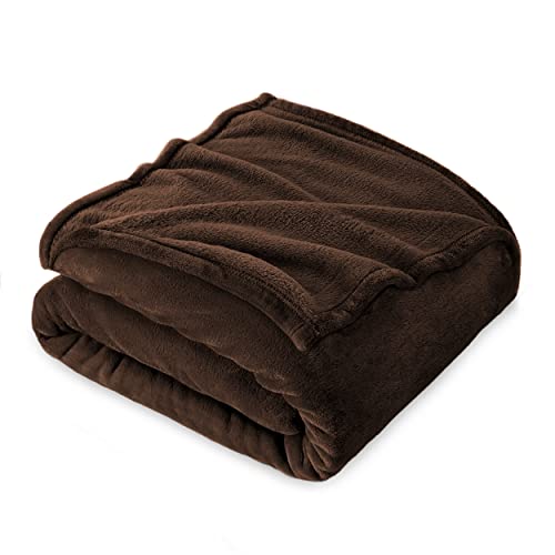 Kuscheldecke Flauschig Decke Fleecedecke-Oeko-TEX® Zertifiziert,Decke Couch Blanket,Wohndecke Warm Winter Weich,Super Weiche Fleecedecke als Sofaüberwurf -180_x_200_cm,Sofa überwurfdecke Braun von FARFALLAROSSA