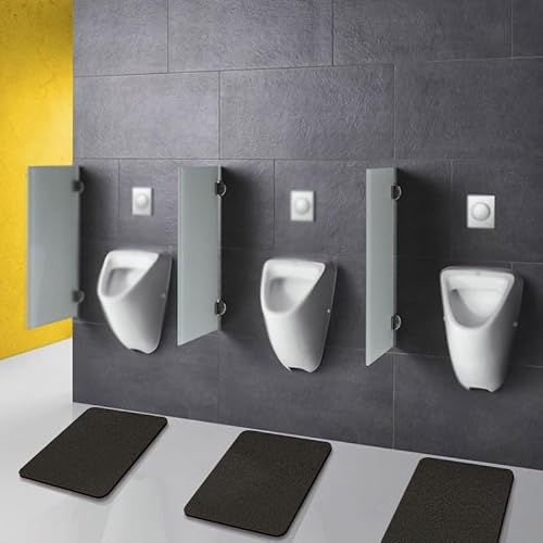 FCS Bathroom 1 Stück Urinal Matte Antimikrobielle Urinalmatten Weiche Kieselgur rutschfeste Badezimmer-Urinmatte, Bodenmatte, saugfähige WC-Urin-Matten für männliche Urinale Odor-eliminating Mats von FCS Bathroom