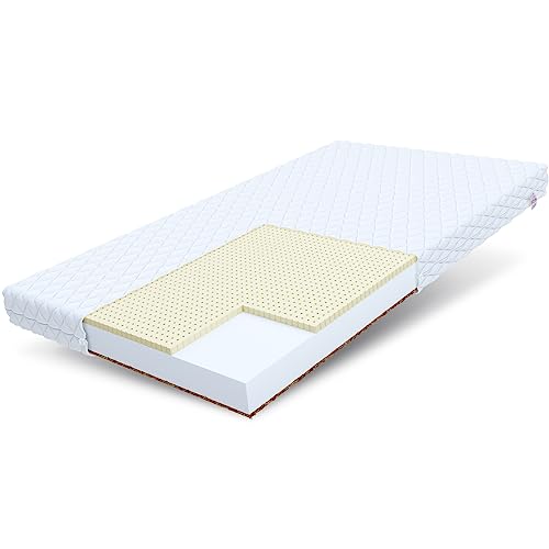 FDM PIKOLO Schaumstoffmatratze 180 x 200 cm Kindermatratze Härtegrad H3/H4 Höhe 11 cm Latex Kokos Matratze Hochelastischer HR Komfortschaum Zweiseitig Bezug Abnehmbar Waschbar FDM PIKOLO Schaumstoffmatratze 180 x 200 cm Kindermatratze Härtegrad H3/H4 Höhe 11 cm Latex Kokos Matratze Hochelastischer HR Komfortschaum Zweiseitig Bezug Abnehmbar Waschbar von FDM