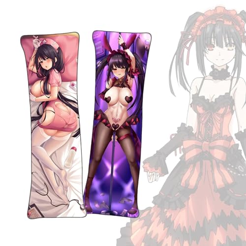 Anime Kissenbezüge Date a Live Tokisaki Kurumi Anime Dakimakura Lebensgroßer doppelseitiger Körper Kissenbezug von FDSAD