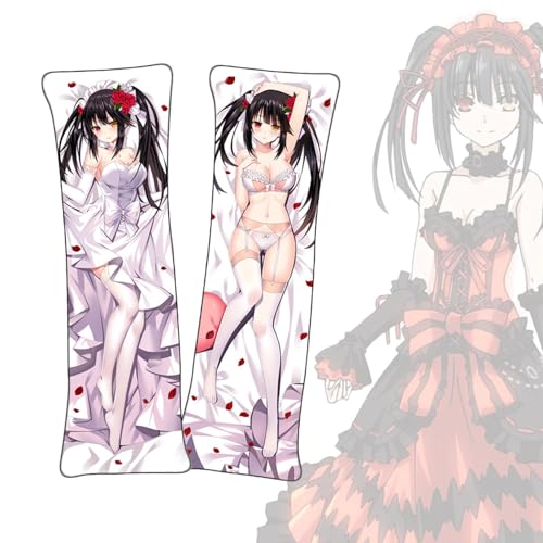 Anime Kissenbezüge Date a Live Tokisaki Kurumi Anime Dakimakura Lebensgroßer doppelseitiger Körper Kissenbezug von FDSAD