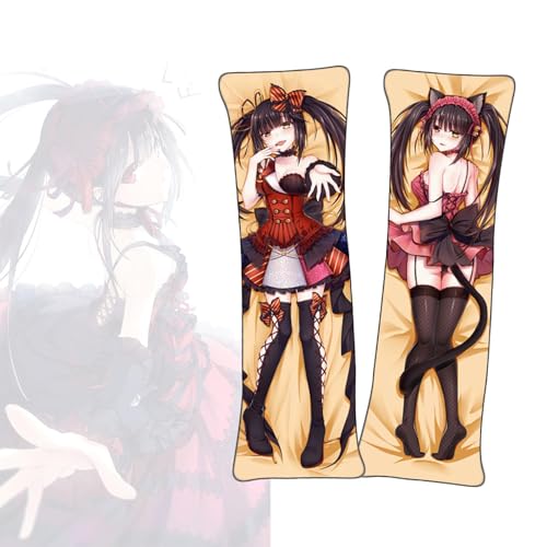 FDSAD Anime Kissenbezüge Date a Live Tokisaki Kurumi Anime Körper Kissen Dakimakura doppelseitiger Körperkissenbezug von FDSAD