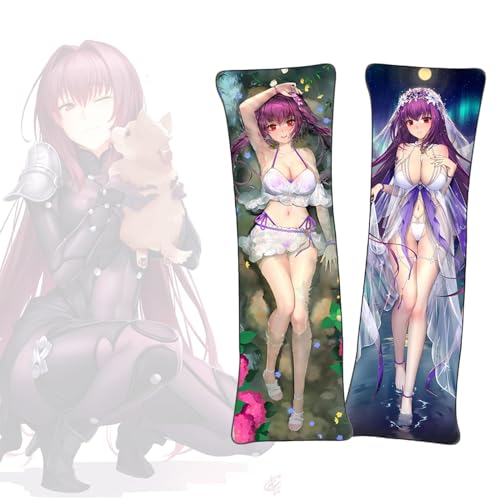 Anime Kissenbezüge Fate/Grand Order Scathach Anime Dakimakura Lebensgroßer doppelseitiger Körper Kissenbezug von FDSAD