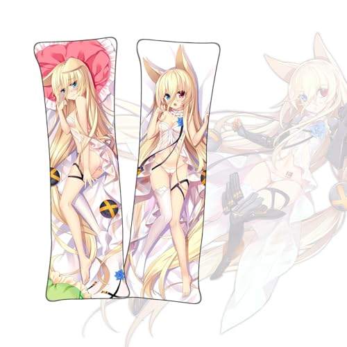 Anime Kissenbezüge Girls' Frontline G41 Anime Körper Kissenbezug Dakimakura kurzer Plüsch Stoff Überwurf Kissenbezug von FDSAD