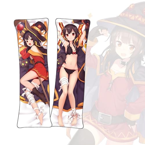 Anime Kissenbezüge Konosuba Megumin Anime Körper Kissen Dakimakura doppelseitiger Körperkissenbezug von FDSAD