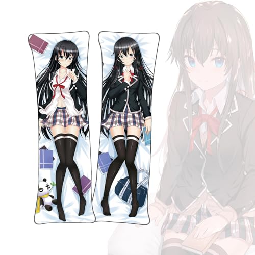 Anime Kissenbezüge My Youth Romantic Comedy is Wrong Yukinoshita Yukino Anime Dakimakura Lebensgroßer doppelseitiger Körper Kissenbezug von FDSAD