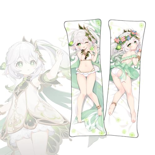 Body Pillow Cover Animation Characters Nahida 《Genshin Impact》Doppelseitiger Druck lebensgroßer Körperkissen-Bezug von FDSAD