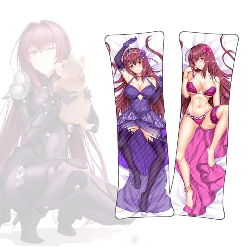 Anime Kissenbezüge Fate/Grand Order Scathach Anime Dakimakura Lebensgroßer doppelseitiger Körper Kissenbezug von FDSAD