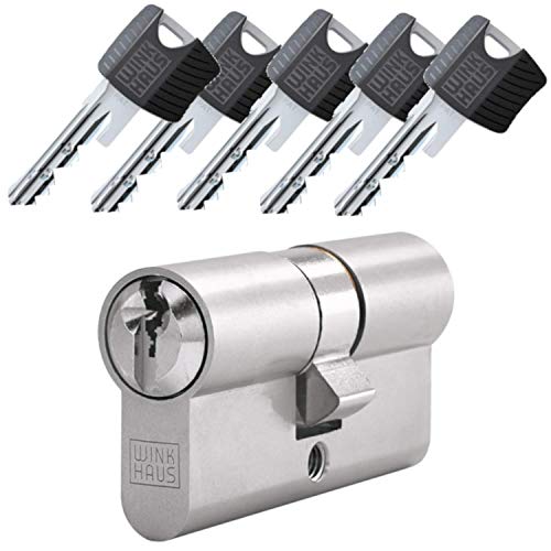 WINKHAUS keyTec RPE Doppelzylinder 35-40 mm | Profilzylinder Schließzylinder mit Not- und Gefahrenfunktion Aufbohrschutz Pickingschutz | Patentschutz | inkl. 5 Schlüssel & Sicherungskarte WINKHAUS keyTec RPE Doppelzylinder 35-40 mm | Profilzylinder Schließzylinder mit Not- und Gefahrenfunktion Aufbohrschutz Pickingschutz | Patentschutz | inkl. 5 Schlüssel & Sicherungskarte von FELGNER