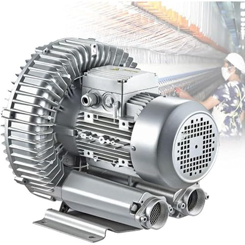 120W/180W/250W/350W/550W/750W/1100W Regeneratives Gebläse,Seitenkanalverdichter Radialventilator Radialgebläse,Gasringturbine Gasringverdichter,Aluminiumlegierung Pumpe,750W/1.01HP von FENGSSLL