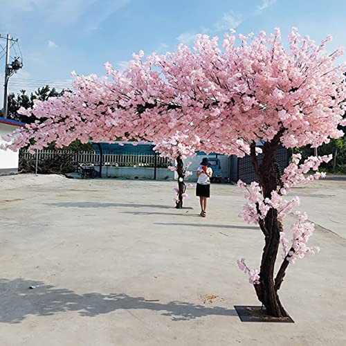 FENGSSLL Künstliche Kirschblütenbäume Hellrosa Kirschblütenbaum Bogen Rosa Gefälschte Sakura-Blume Indoor Outdoor Home Office Party Seidenblume Gefälschter Sakura-Baum,1.2x0.8m/3.9x2.6ft von FENGSSLL