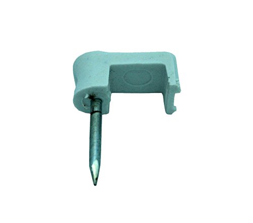 FER 43630 Professionelle Kunststoff-Klammer aus Polyethylen, weiß, 5.4 x 3.3 mm von FER