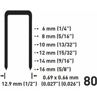 Heftklammern 0587/8006 - 12,9x6h mm von FERVI