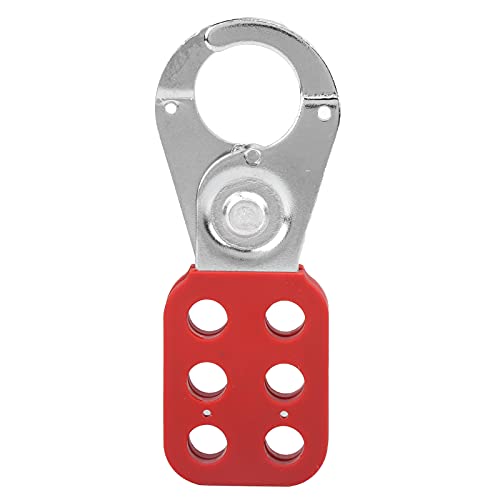 FILFEEL Lockout Haspe, 1 Zoll Backe Lockout Haspe Sicherheits-Tagout für Vorhängeschloss Kunststoffisoliertes Schnappschloss, Nylon PA-Stahl, Lock Out Tag Out Lock Haspe von FILFEEL