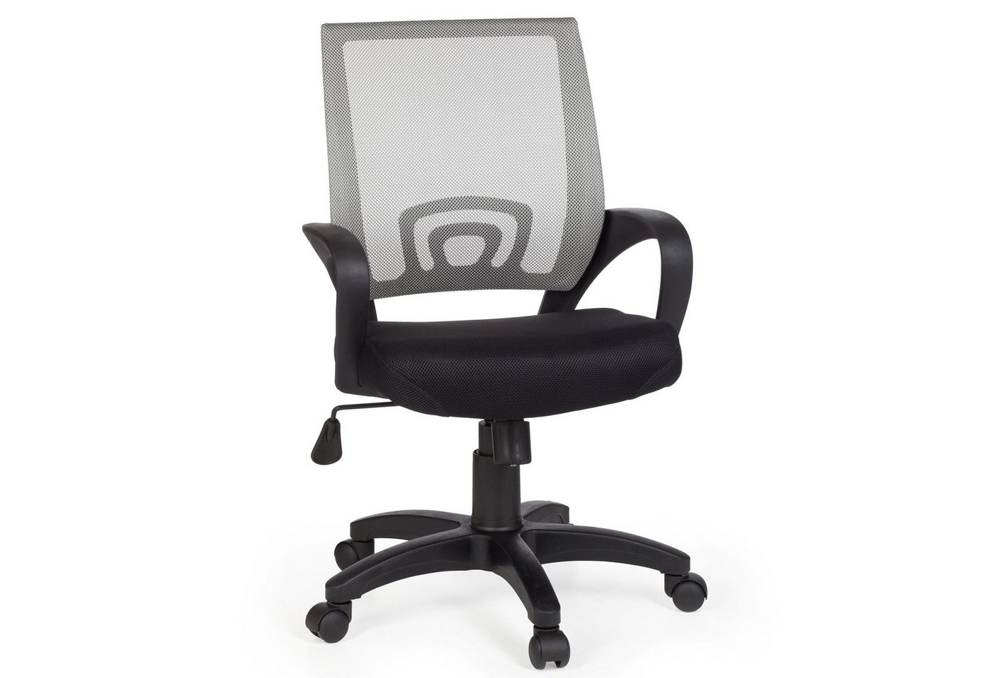 FINEBUY Drehstuhl SuVa1032_1 (Bürostuhl Weiß Schreibtischstuhl mit Armlehne), Bürodrehstuhl ergonomisch Jugendstuhl von FINEBUY