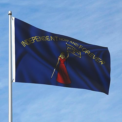Seidenstil-Flagge von Alabam, Vorderseitenflagge, 6 x 9 m, doppelseitig, langlebig, für den Außenbereich, dekoratives Banner, Polyester, Heimflaggen, Hof, Rasen, Willkommensflagge von FJQWKLF
