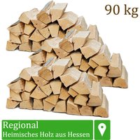 Brennholz Kaminholz Holz 90 kg Für Ofen und Kamin Kaminofen Feuerschale Grill Buche Feuerholz Buchenholz Holzscheite Wood 25 cm Flameup von FLAMEUP