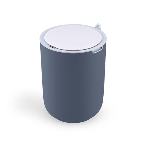 FLINQ - 8L Mülleimer Bad mit Sensor - Elegante und nützliche Kosmetikmülleimer für Badezimmer und Toilette - Badmülleimer Anthrazit von FLINQ