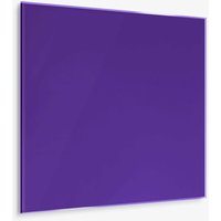 Glas-Magnettafel Aubergine 45 x 50 cm - Aubergine von FLOORDIREKT