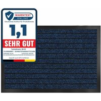 Floordirekt - Schmutzfangmatte Dura Blau 40 x 60 cm - Blau von FLOORDIREKT