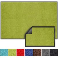 Floordirekt - Schmutzfangmatte Monochrom Limone 60 x 90 cm - Limone von FLOORDIREKT