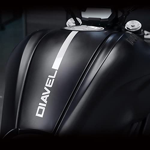 Für DUCATI 1260 Diavel 1260 Motorrad 3D Gel Kraftstoff Tank Pad Schutz Aufkleber Fischgräte Aufkleber Zubehör von FLYIFE