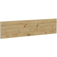 Wandgarderobe 108,9x1,5x28,1 cm Artisan-Eiche FMD Braun von FMD