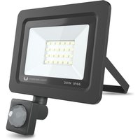 Flutlicht led proxim ll IP66 Wasserdicht Strahler Fluter 20W Ersetzt 105W Kaltweiß (6000K) 1600LM Mit Bewegungsmelder Spotlight Außenstrahler von FOREVER LIGHT